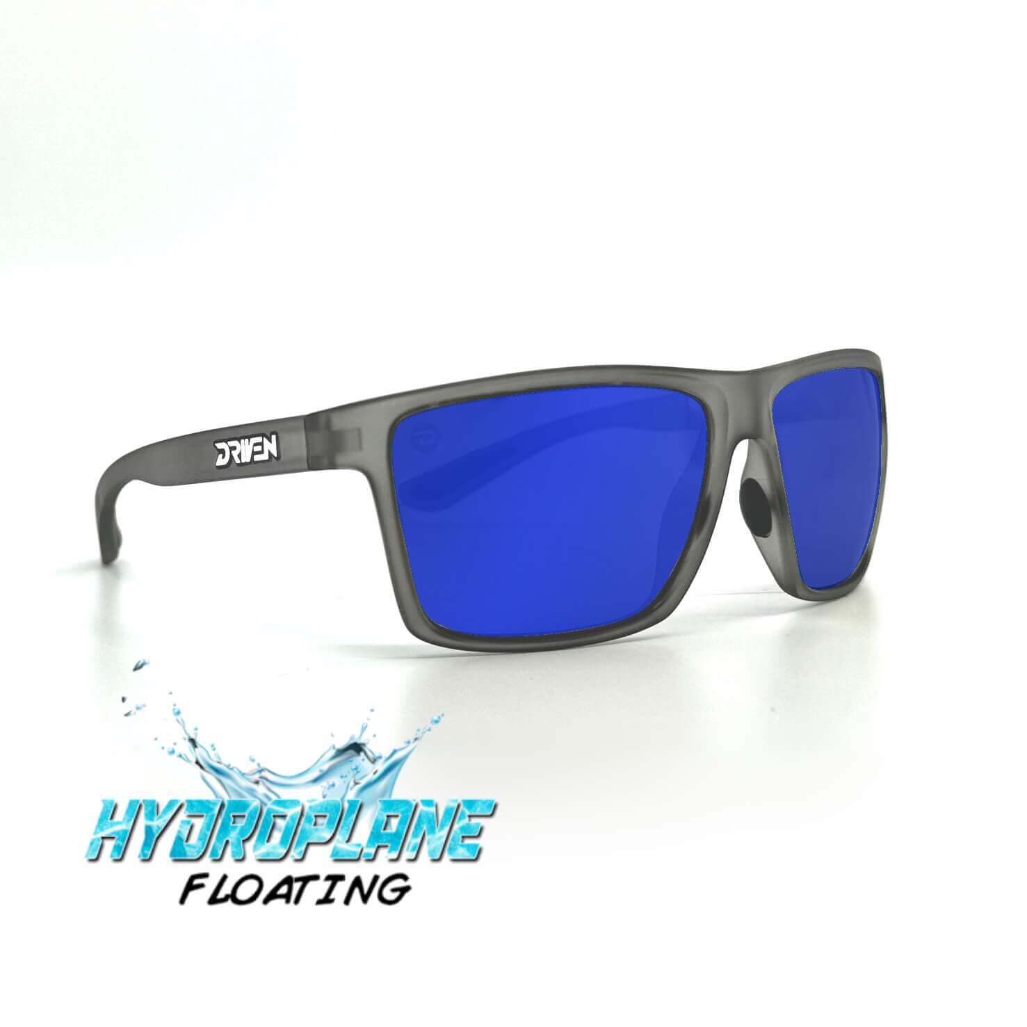 P1 Matte Gray - Driven Sunglasses | Polarized Motorsports Shades